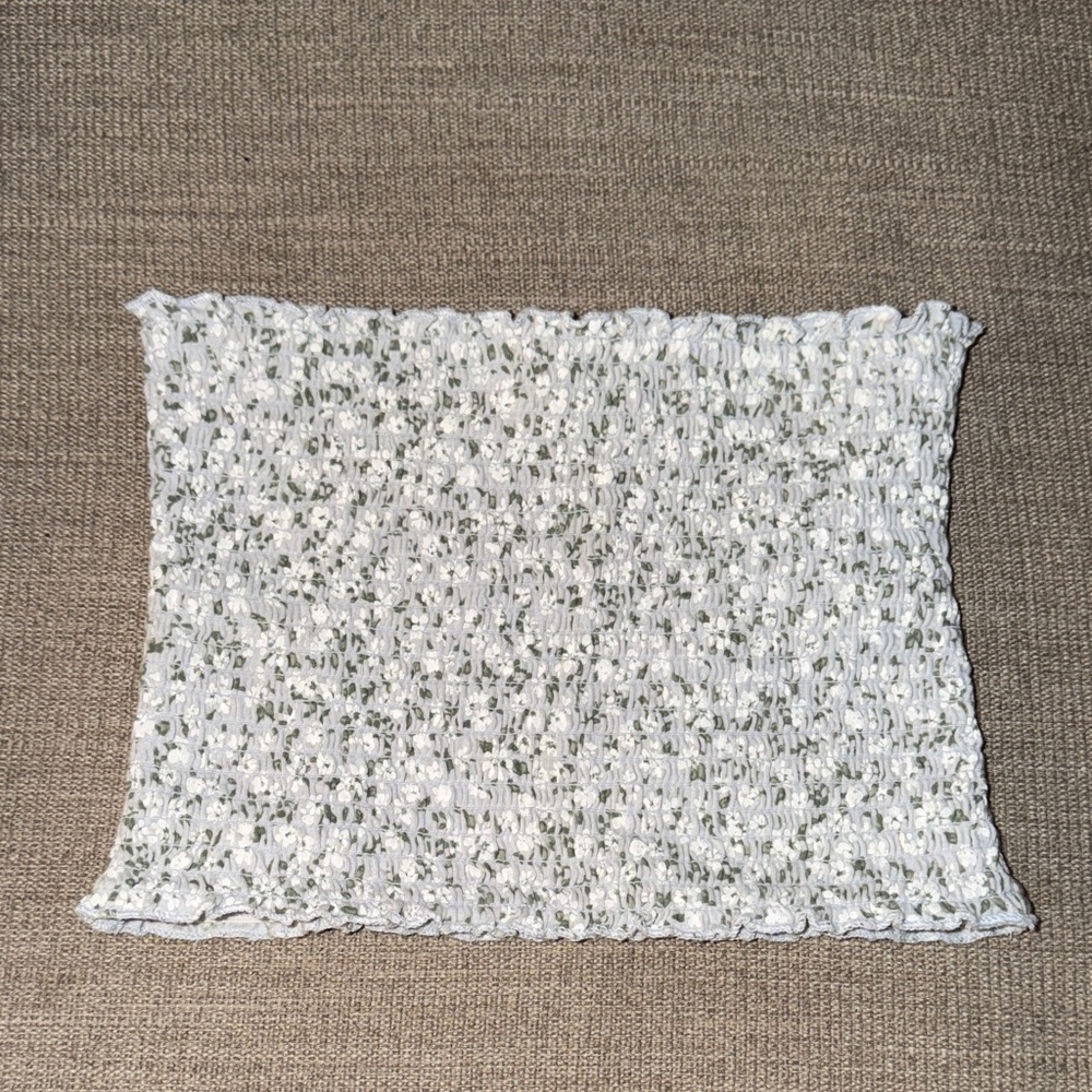 Hollister Floral Knit Tube Top